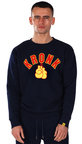 View the KRONK Gloves Applique Sweatshirt Regular Fit, Navy/Red/Yellow online at Fight Outlet