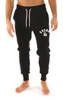 View the Kronk Gloves Towelling Applique Joggers Regular Fit - Black/White online at Fight Outlet