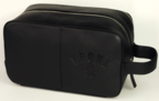 View the Kronk Leather Detroit Washbag - Black online at Fight Outlet
