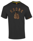 View the KRONK Leopard Print Gloves T Shirt, Black online at Fight Outlet