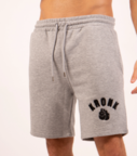 View the KRONK One Colour Gloves Jog Shorts Towelling Applique Logo, Sports Grey/Black online at Fight Outlet