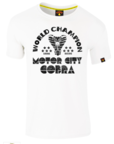 View the KRONK Thomas Hearns Motor City Cobra Slimfit T Shirt, White/Black online at Fight Outlet