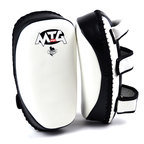 View the MTG Pro KPL3 White-Black Deluxe Curved Thai Pads online at Fight Outlet