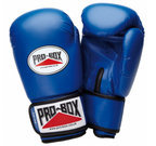 View the PRO BOX 'BASE-SPAR' SENIOR PU SPARRING GLOVES - BLUE online at Fight Outlet