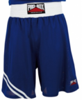 View the Pro Box 'CLUB ESSENTIALS' Boxing Short - Blue/White online at Fight Outlet