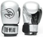 View the Tuf Wear Tornado Kids Safety Spar Boxing Glove Silver online at Fight Outlet