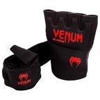 View the Venum Kontact Gel Wrap Adult Hand Wraps Black/Red online at Fight Outlet